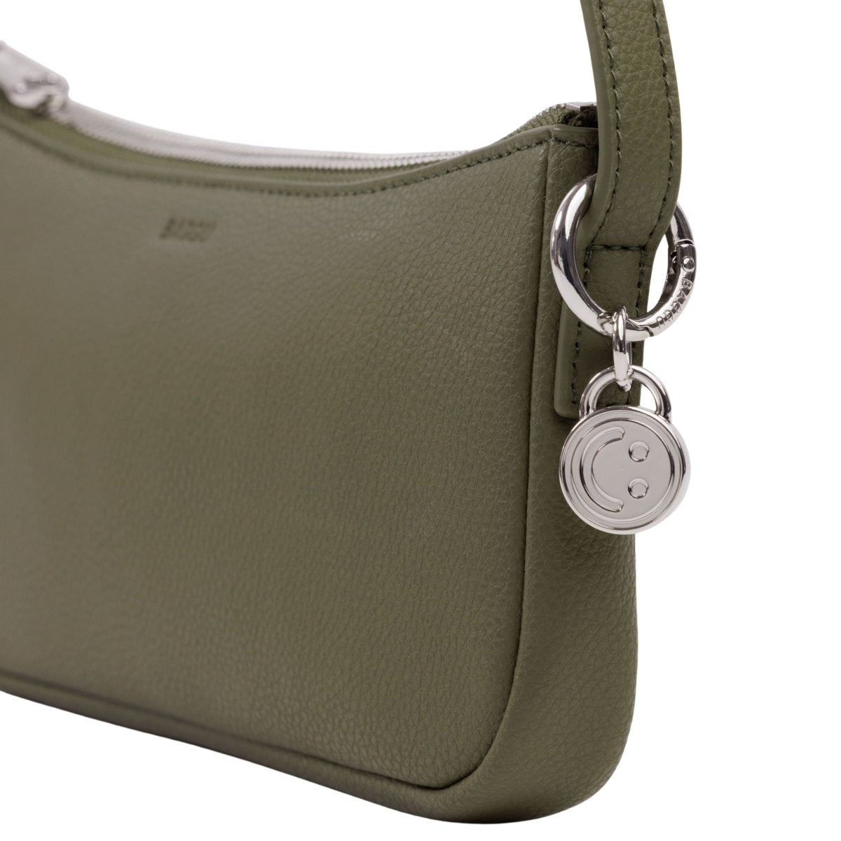 Baggu Recycled Leather Pochette in Loden - Getoutside Shoes