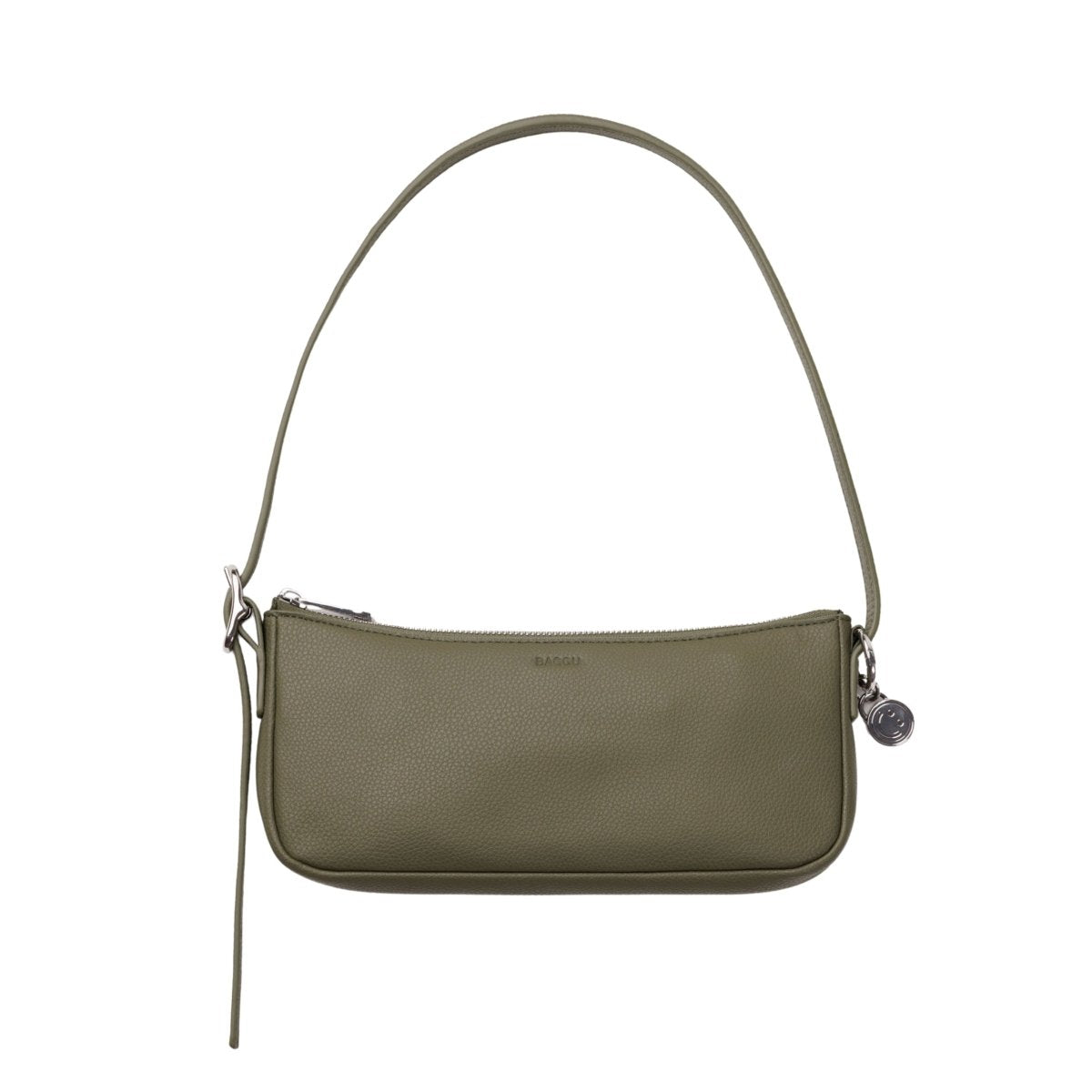 Baggu Recycled Leather Pochette in Loden - Getoutside Shoes