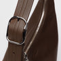 Baggu Recycled Leather Shoulder Bag in Brown - Getoutside Shoes