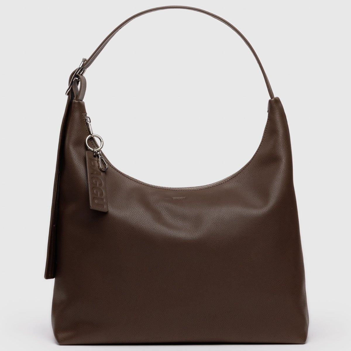 Baggu Recycled Leather Shoulder Bag in Brown - Getoutside Shoes