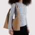 Baggu Recycled Leather Shoulder Bag in Dune - Getoutside Shoes