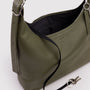Baggu Recycled Leather Shoulder Bag in Loden - Getoutside Shoes