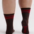 Baggu Ribbed Sock in Coffee Stripe - Getoutside Shoes
