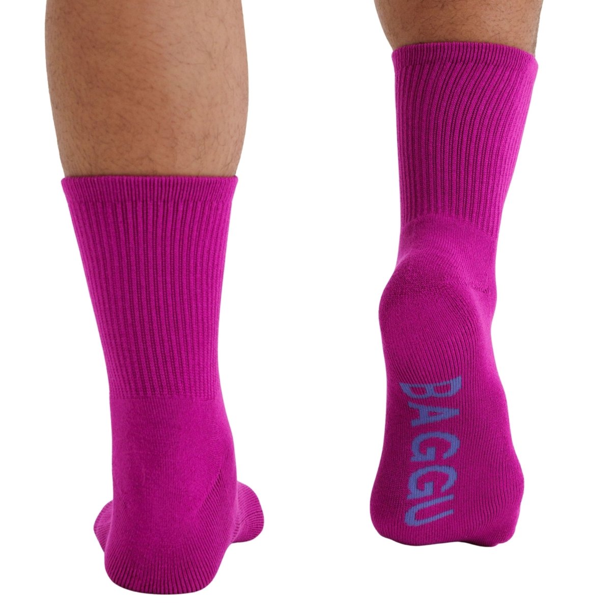 Baggu Ribbed Sock in Deep Fuchsia - Getoutside Shoes