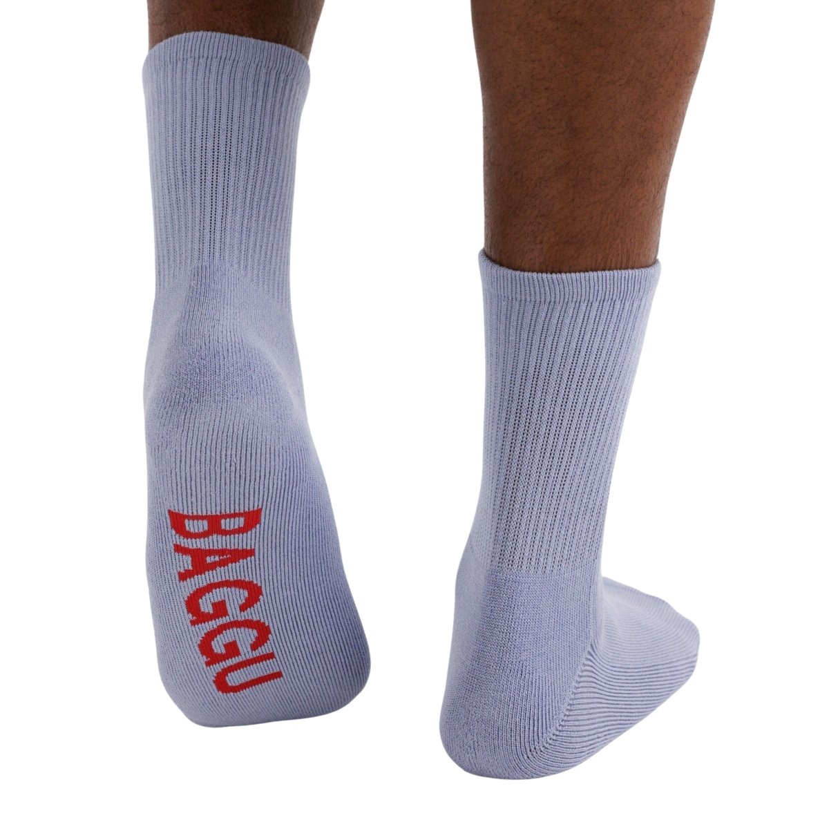 Baggu Ribbed Sock in Mist - Getoutside Shoes