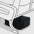 Baggu Small Cloud Carry-On in Black - Getoutside Shoes