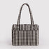 Baggu Small Cloud Carry-On in Black And Cream Gingham - Getoutside Shoes