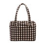 Baggu Small Cloud Carry - On in Blurred Gingham Brown - Getoutside Shoes