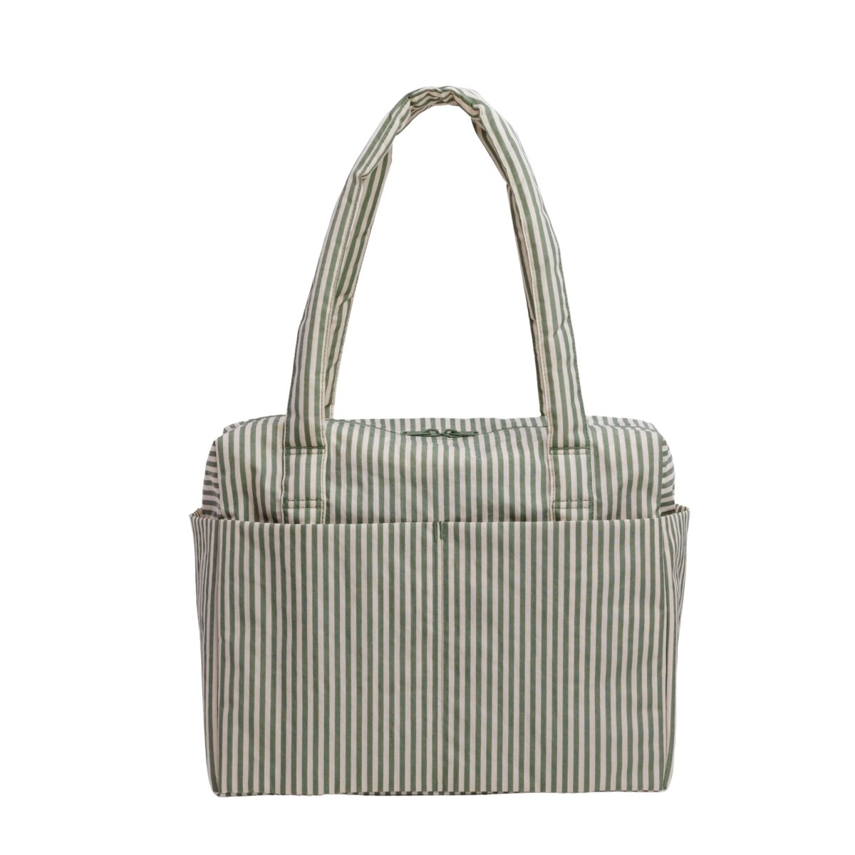 Baggu Small Cloud Carry-On in Sage Stripe - Getoutside Shoes