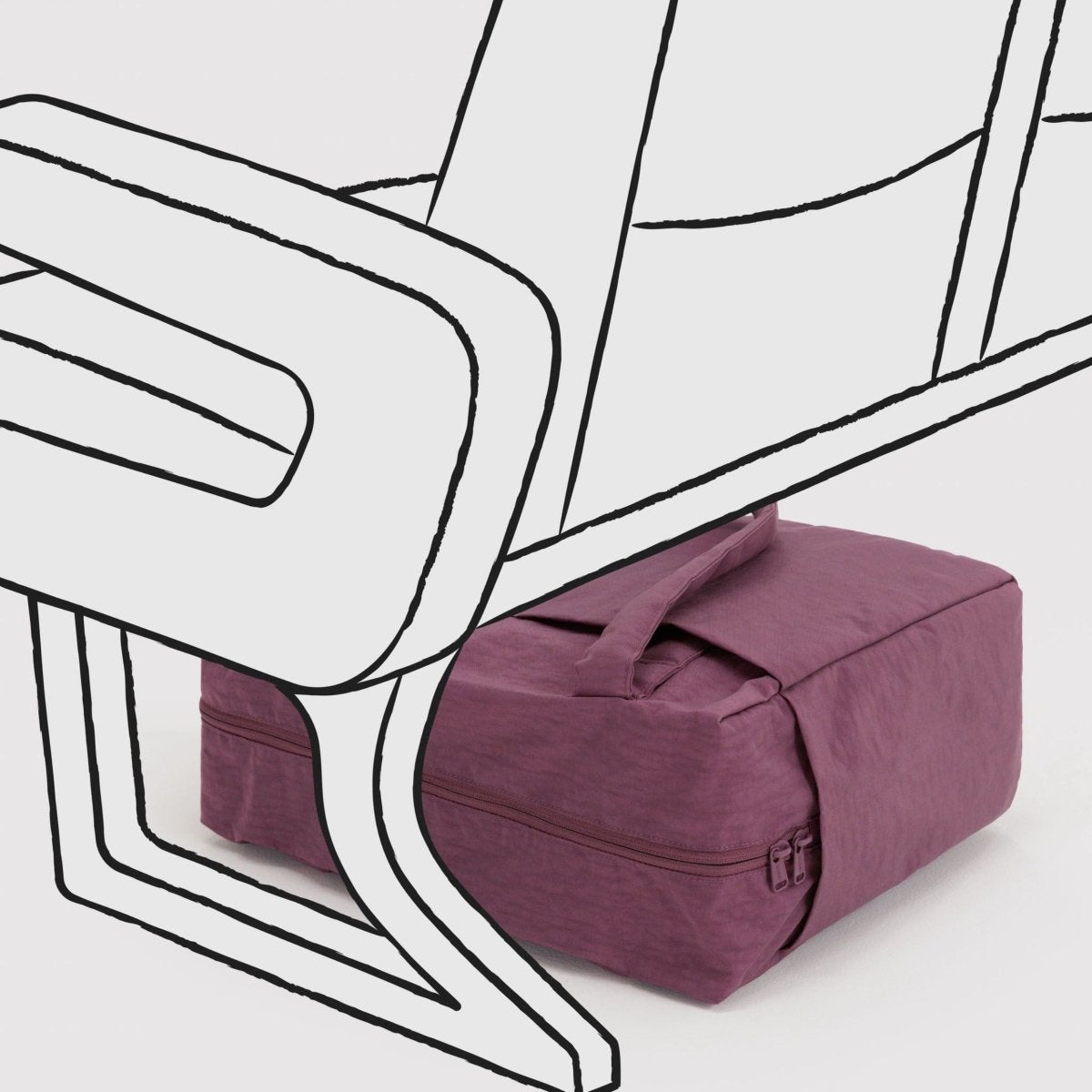 Baggu Small Cloud Carry-On in Wild Plum - Getoutside Shoes