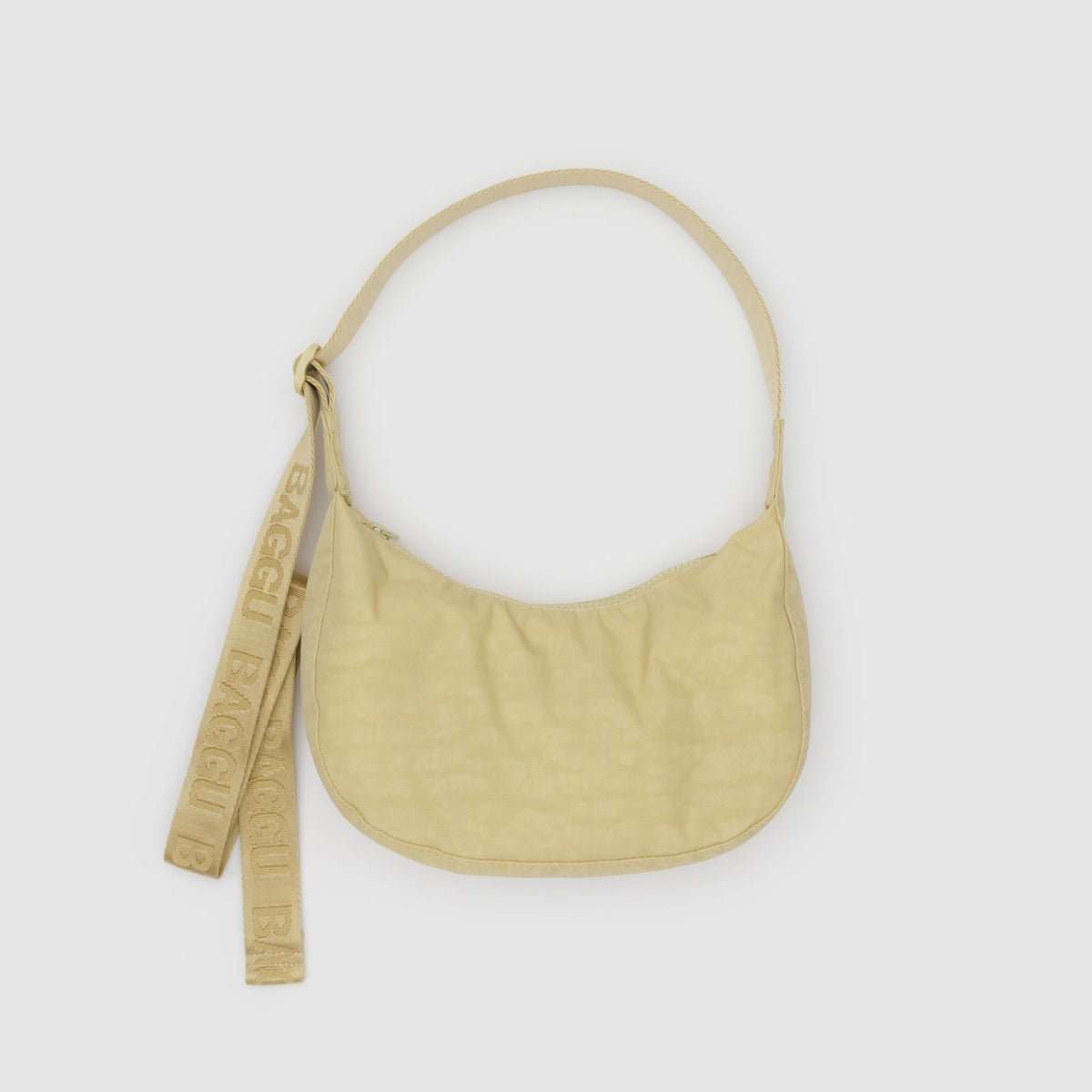 Baggu Small Nylon Crescent Bag in Butter - Getoutside Shoes