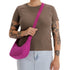 Baggu Small Nylon Crescent Bag in Deep Fuchsia - Getoutside Shoes