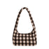 Baggu Small Nylon Meringue Bag in Blurred Gingham Brown - Getoutside Shoes
