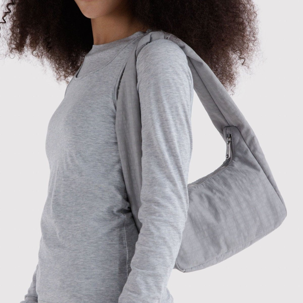 Baggu Small Nylon Meringue Bag in Fog - Getoutside Shoes