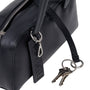 Baggu Small Recycled Leather Bowler Bag in Black - Getoutside Shoes