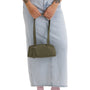 Baggu Small Recycled Leather Bowler Bag in Loden - Getoutside Shoes