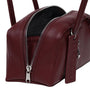 Baggu Small Recycled Leather Bowler Bag in Mahogany - Getoutside Shoes
