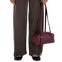 Baggu Small Recycled Leather Bowler Bag in Mahogany - Getoutside Shoes