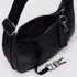 Baggu Small Recycled Leather Crescent Bag in Black - Getoutside Shoes