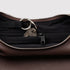 Baggu Small Recycled Leather Flat Crescent in Brown - Getoutside Shoes