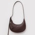 Baggu Small Recycled Leather Flat Crescent in Brown - Getoutside Shoes