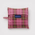 Baggu Standard Bag in Azalea Pink Tartan - Getoutside Shoes
