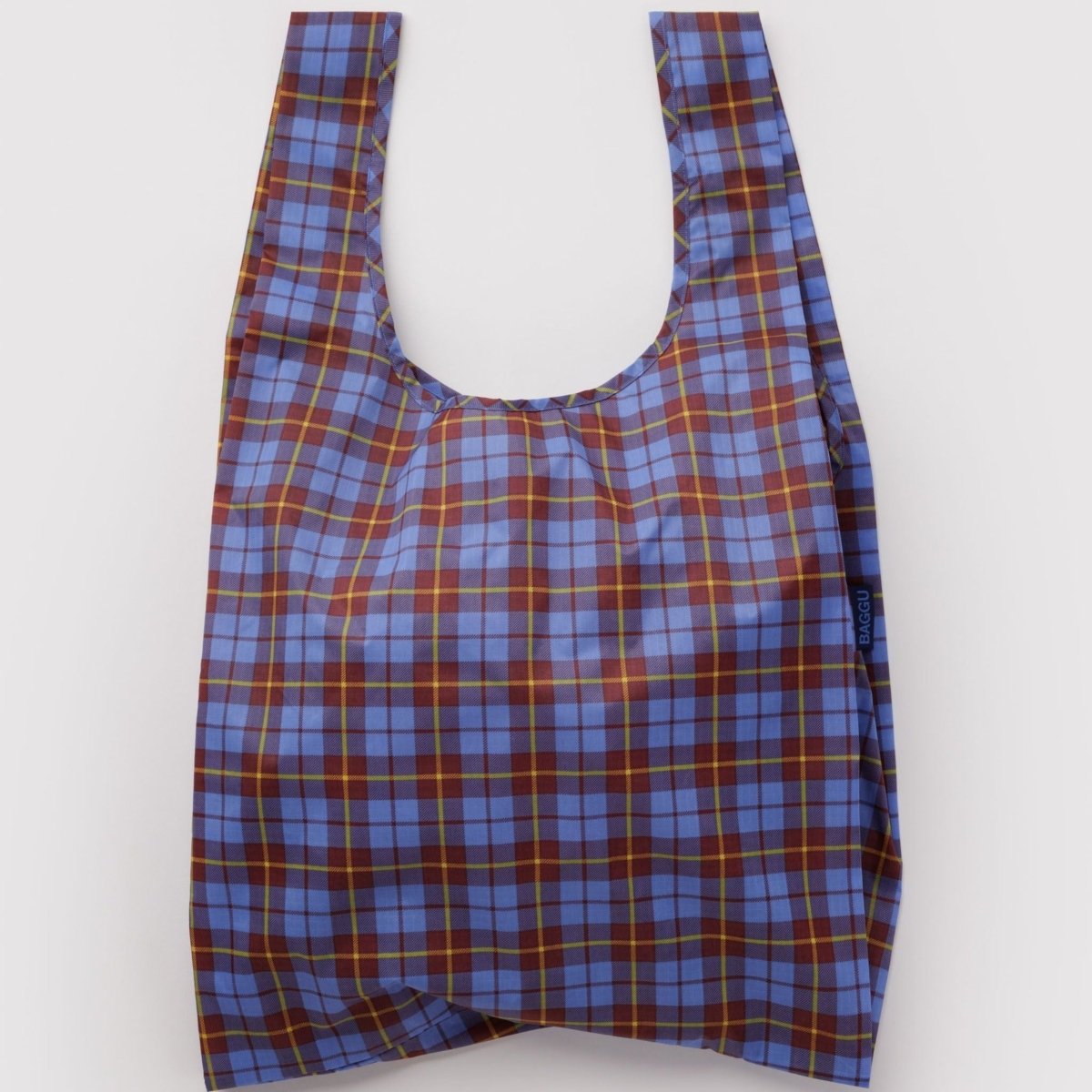 Baggu Standard Bag in Blue Tartan - Getoutside Shoes