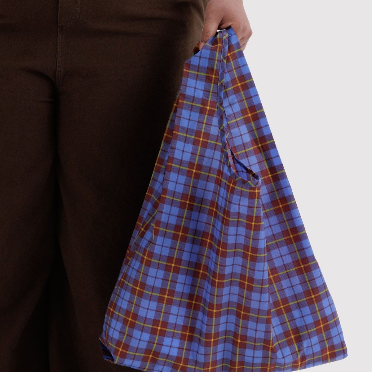 Baggu Standard Bag in Blue Tartan - Getoutside Shoes
