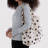 Baggu Standard Bag in Cream And Black Polka Dot - Getoutside Shoes