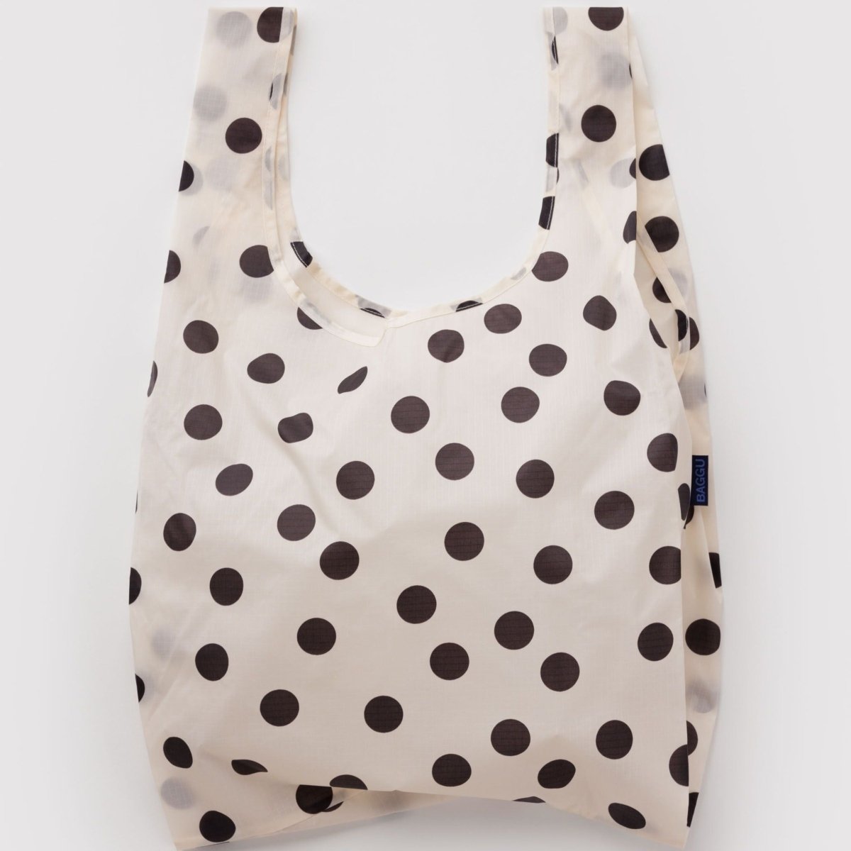 Baggu Standard Bag in Cream And Black Polka Dot - Getoutside Shoes