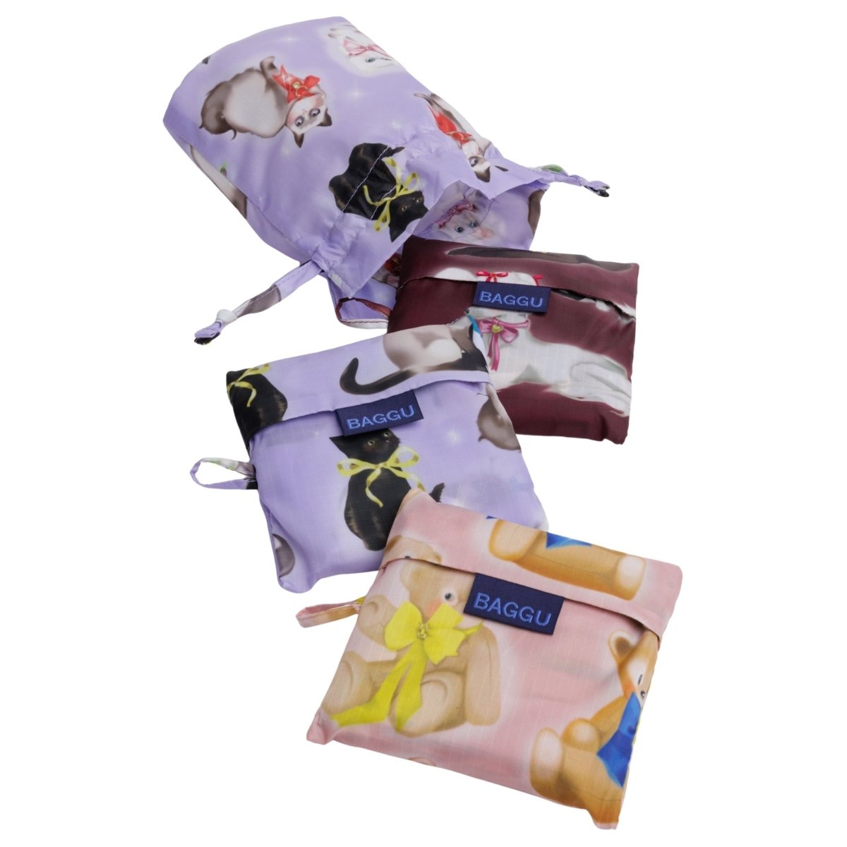 Baggu Standard Baggu Set of 3 in Fancy Animals - Getoutside Shoes