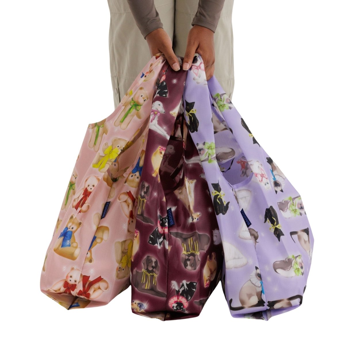 Baggu Standard Baggu Set of 3 in Fancy Animals - Getoutside Shoes