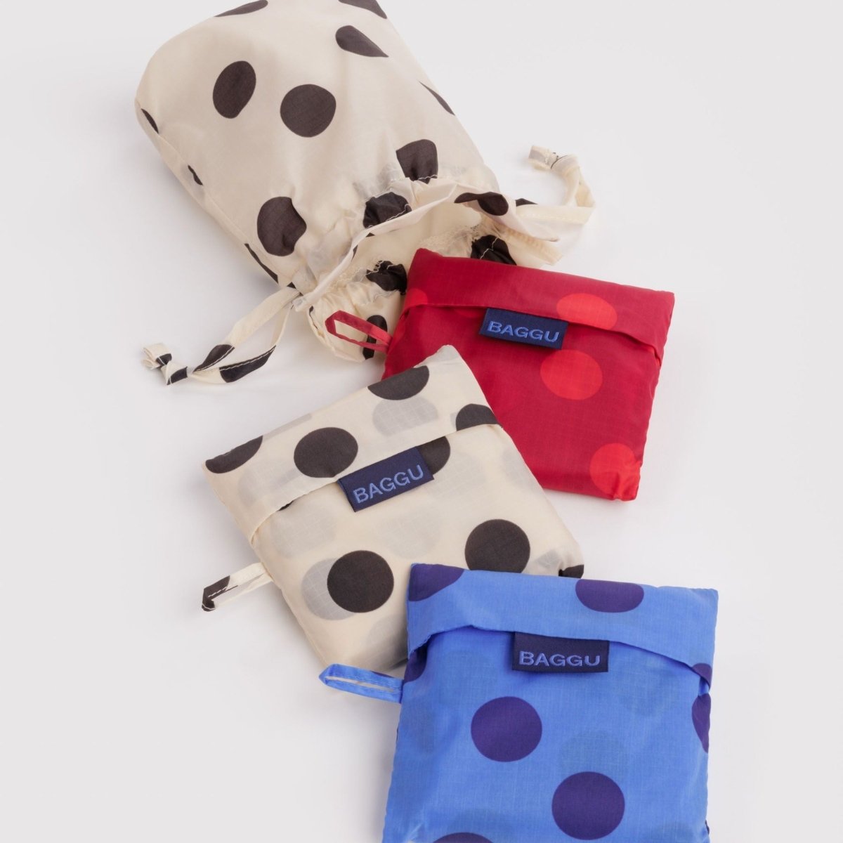 Baggu Standard Baggu Set of 3 in Polka Dot Mix - Getoutside Shoes