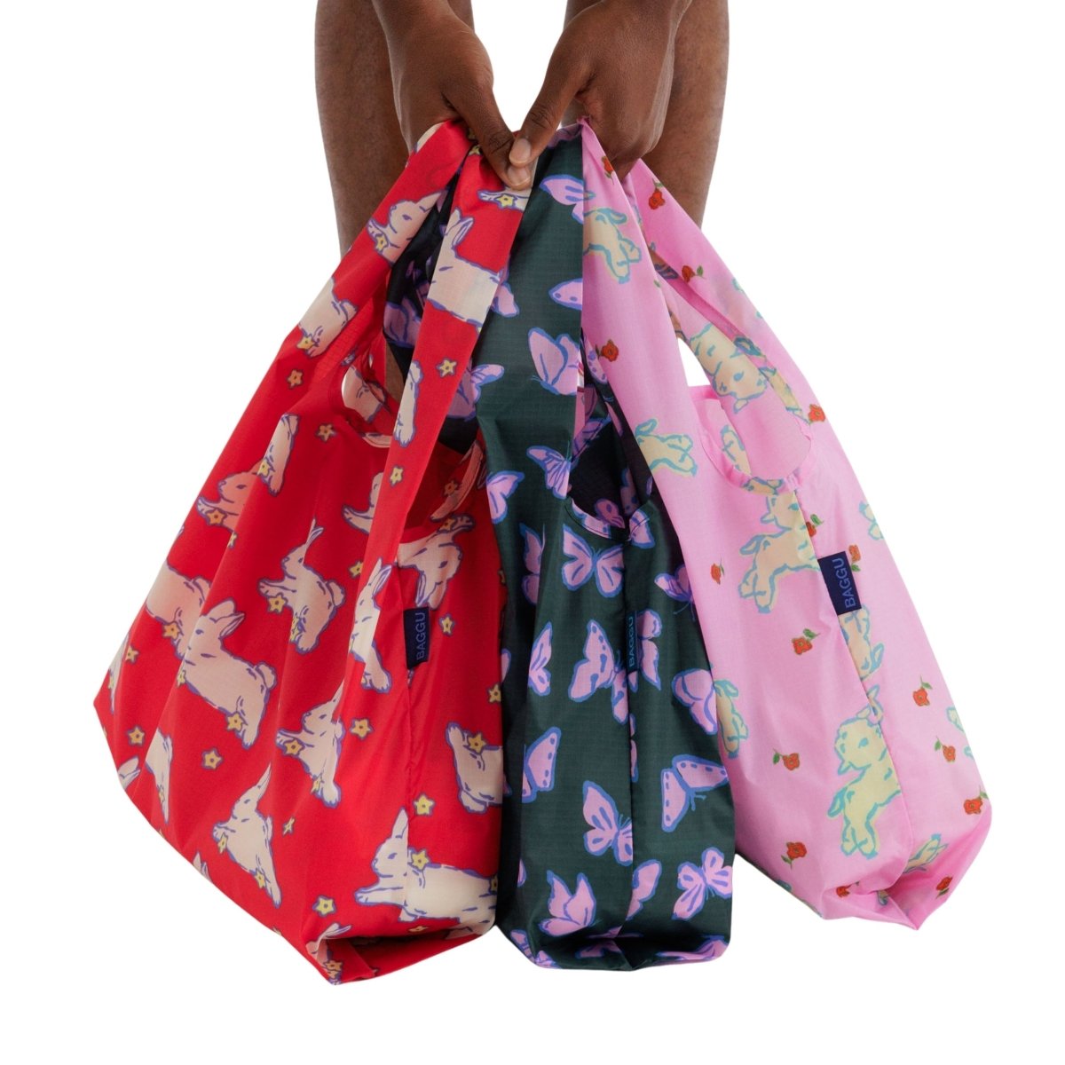 Baggu Standard Baggu Set of 3 in Spring Animals - Getoutside Shoes