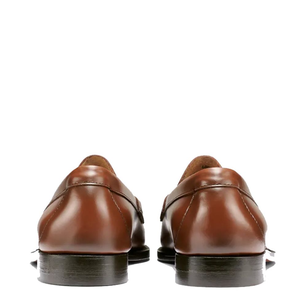 G.H Bass Men s 1936 Logan Flat Strap Weejuns Loafer in Congac