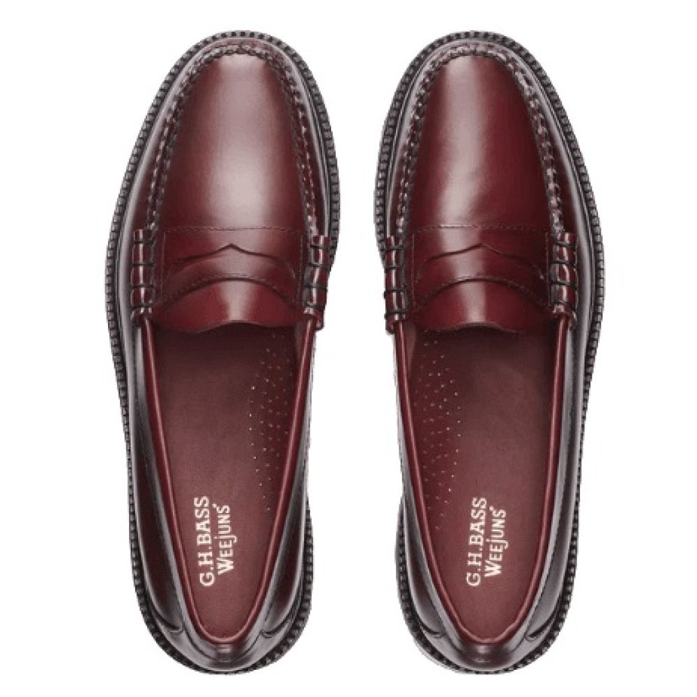 G.H. Bass Men's Larson Lug Weejuns Loafer in Wine