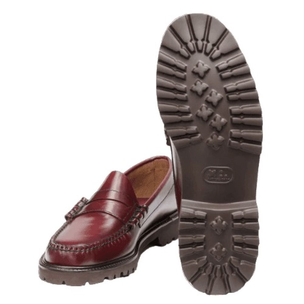 G.H. Bass Men's Larson Lug Weejuns Loafer in Wine