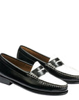G.H. Bass Women's Whitney Weejuns Loafer in Black/White