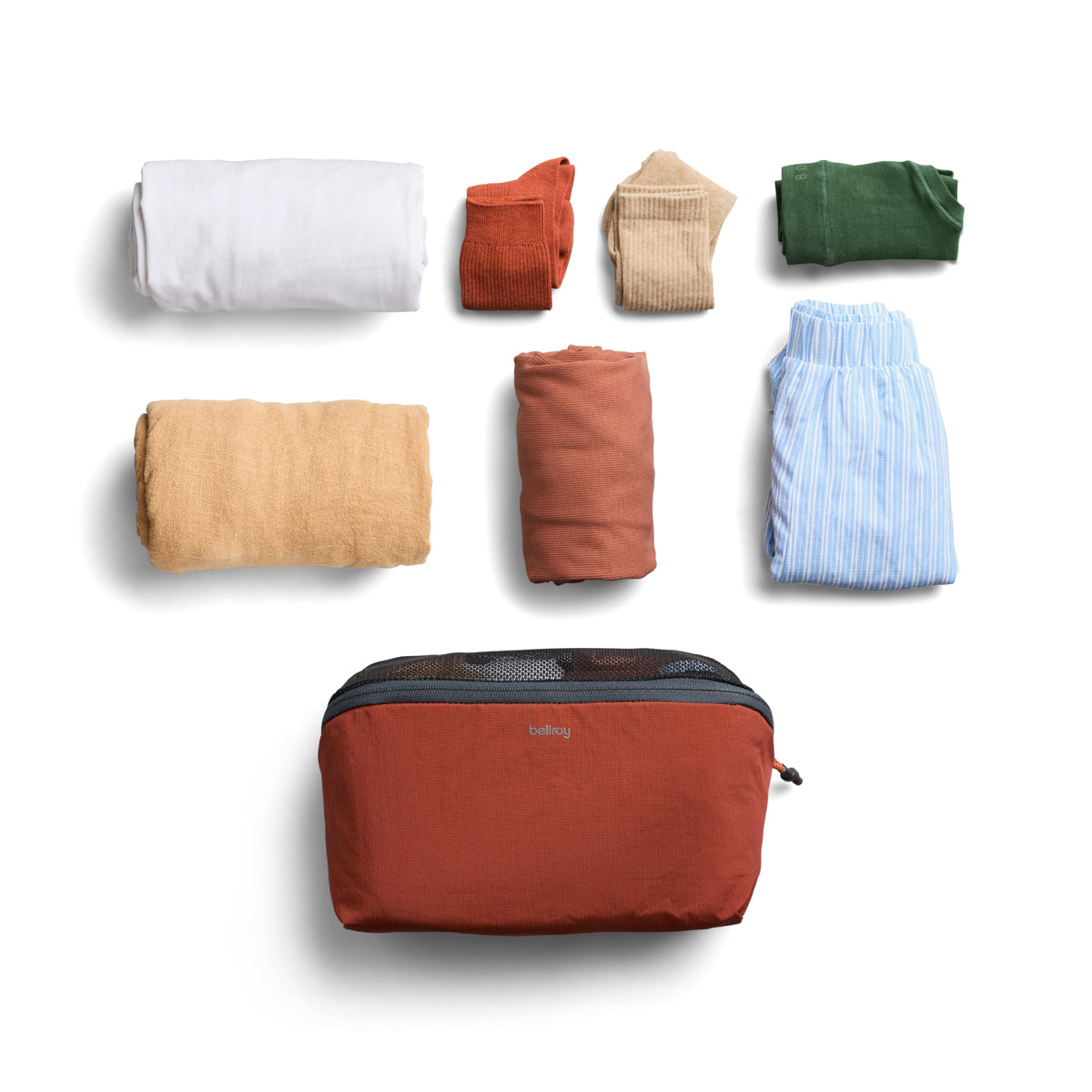 Bellroy Lite Packing Cube 4L in Clay