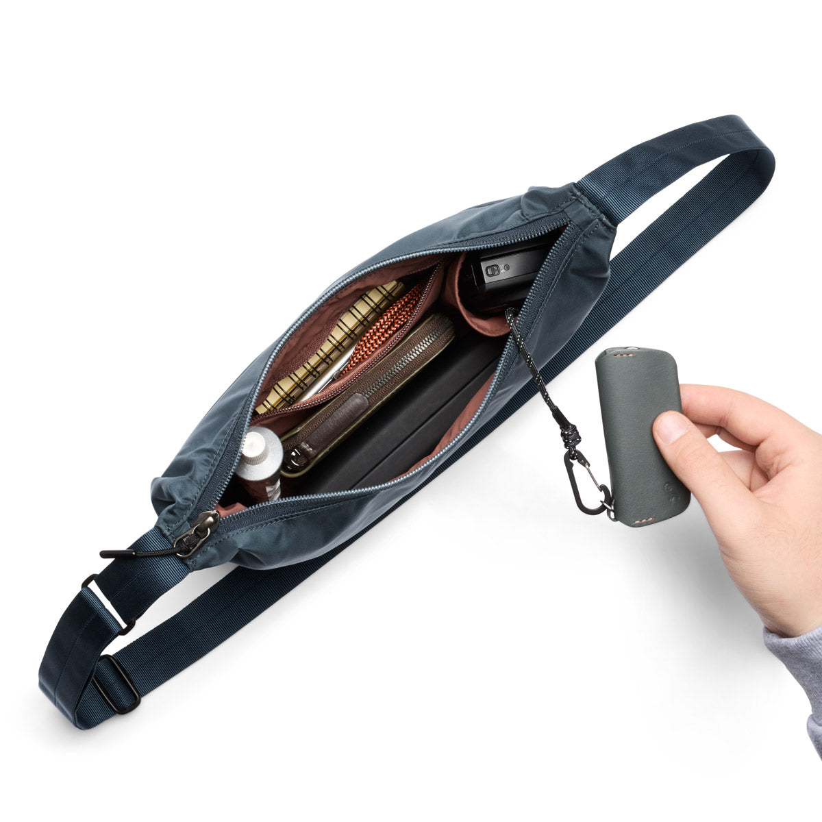 Bellroy Laneway Crescent Bag 2.5L in Bluesteel