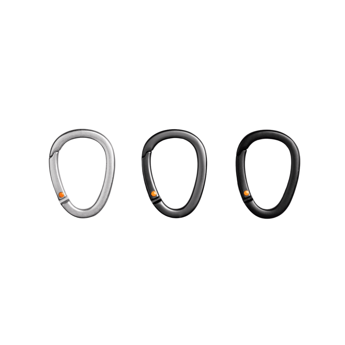Bellroy Carabiner Trio in Black, Graphite & Silver - Getoutside Shoes