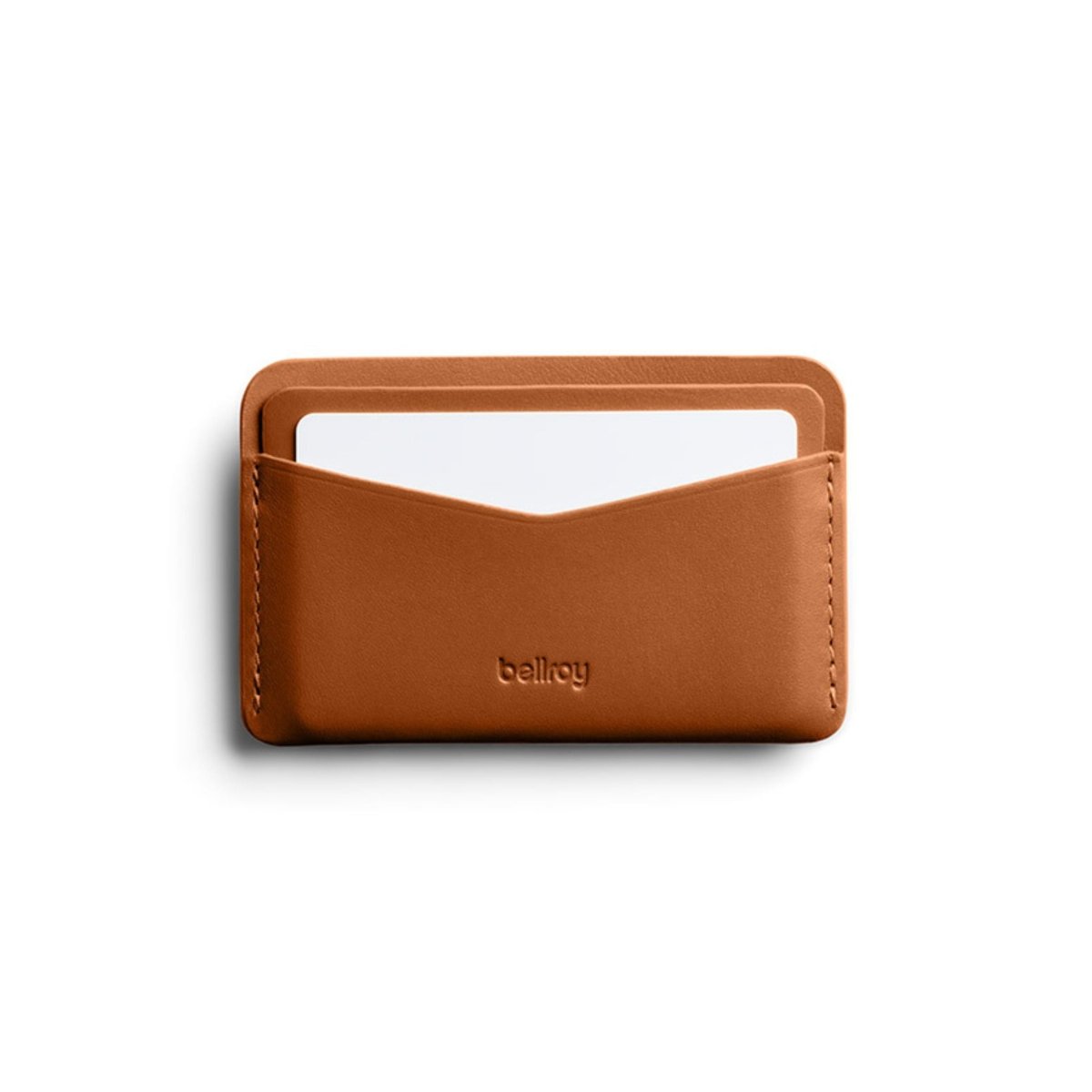 Bellroy Card Slip in Caramel - Getoutside Shoes