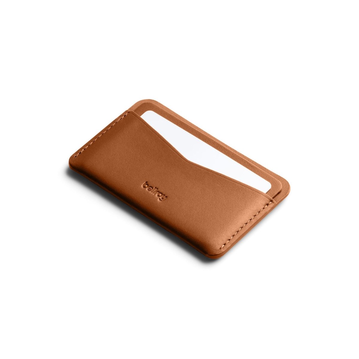Bellroy Card Slip in Caramel - Getoutside Shoes