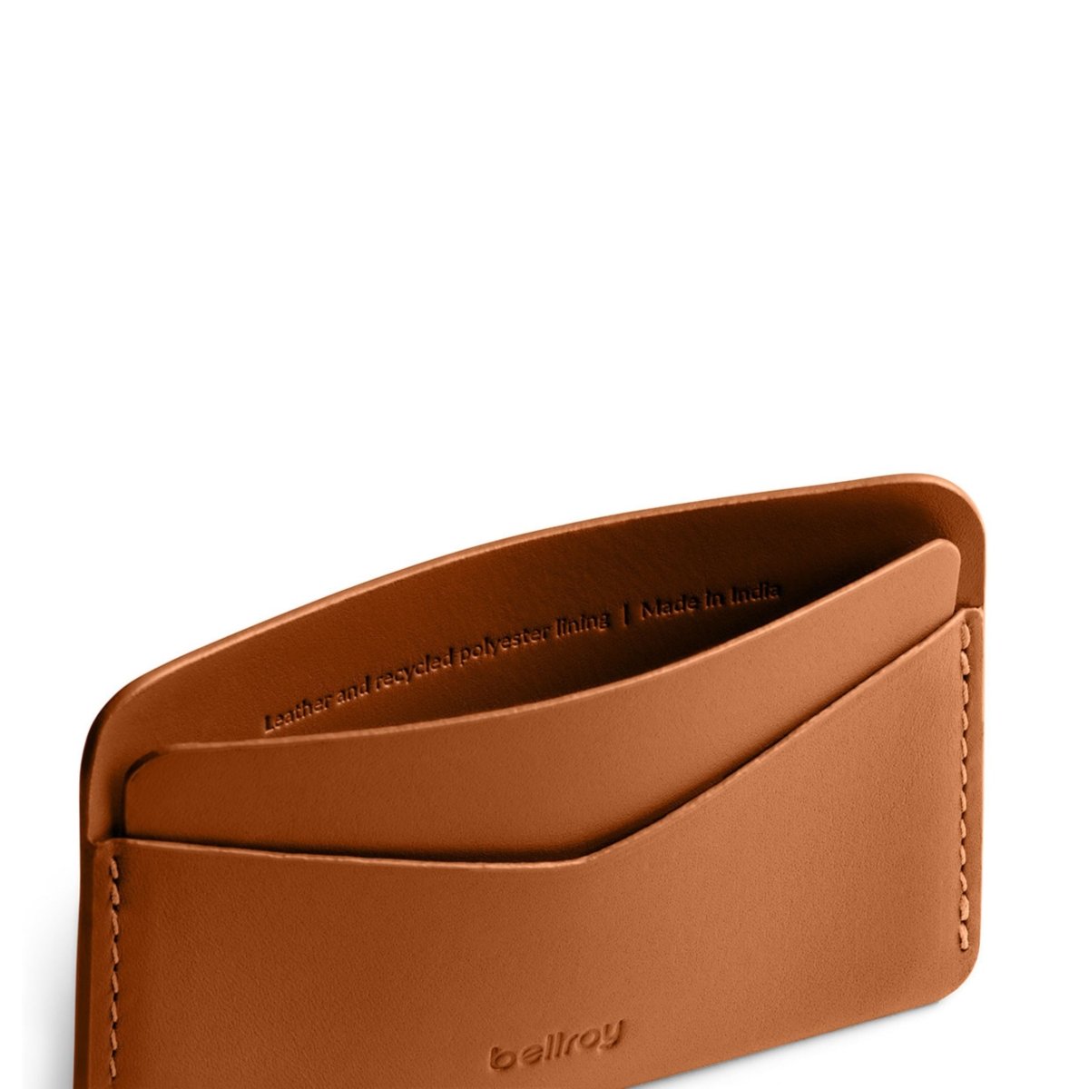 Bellroy Card Slip in Caramel - Getoutside Shoes