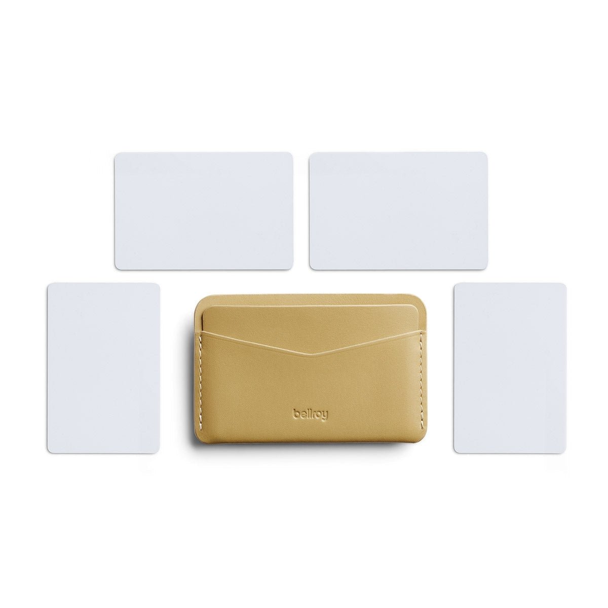 Bellroy Card Slip in Mustard - Getoutside Shoes
