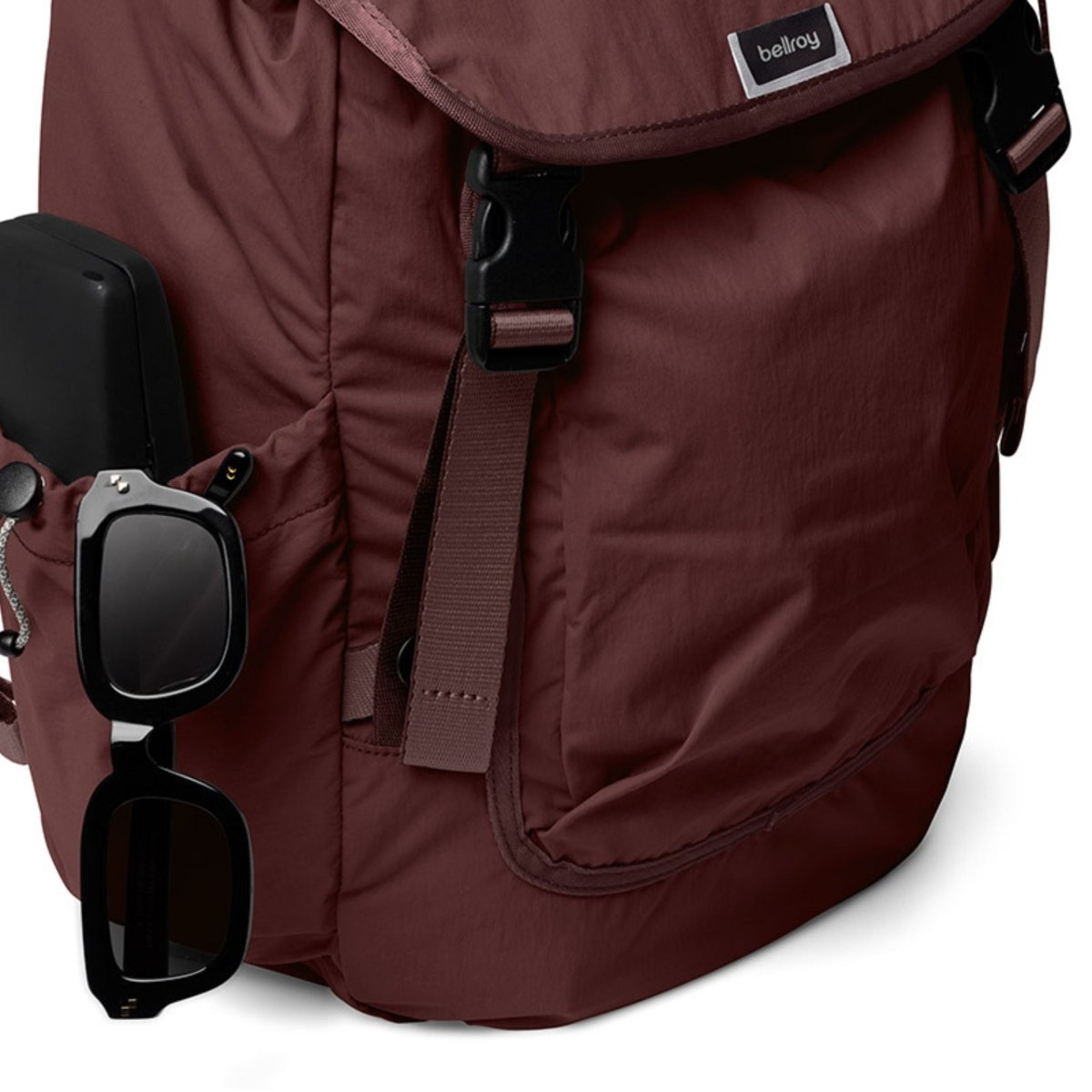 Bellroy Cinch Backpack in Burgundy - Getoutside Shoes