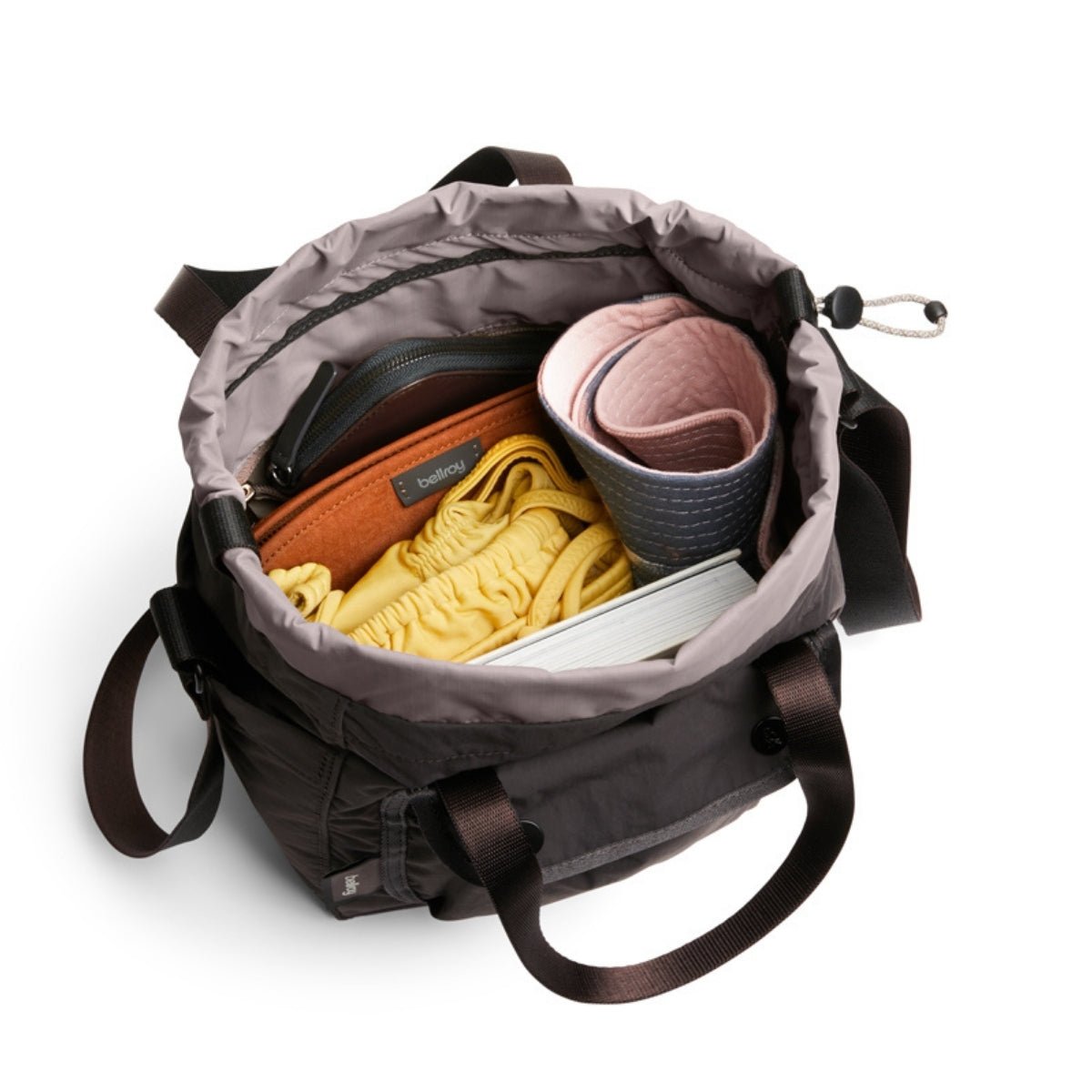 Bellroy Cinch Bucket Bag in Charcoal - Getoutside Shoes