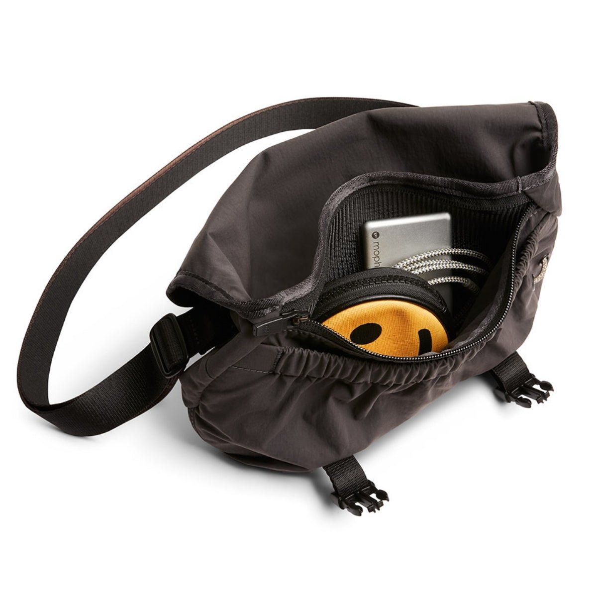 Bellroy Cinch Mini Messenger in Charcoal - Getoutside Shoes