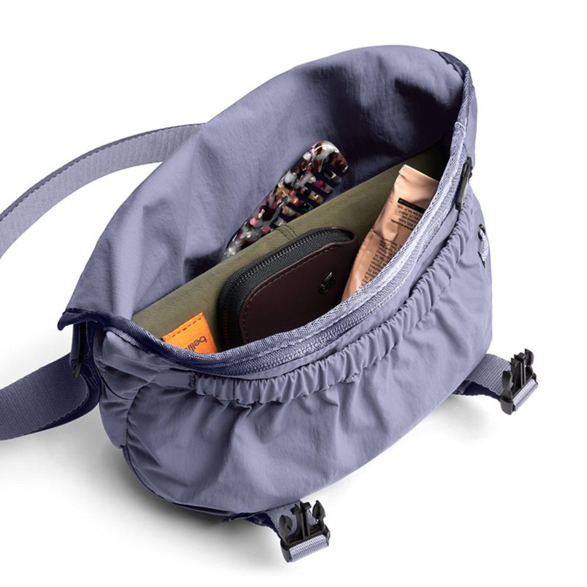 Bellroy Cinch Mini Messenger in Lilac Haze - Getoutside Shoes