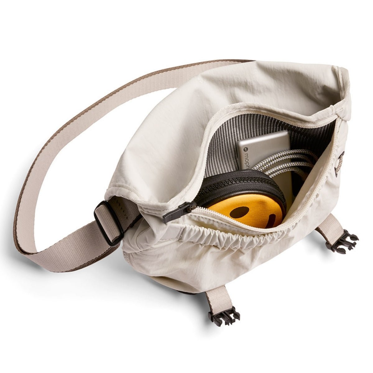 Bellroy Cinch Mini Messenger in Oat - Getoutside Shoes
